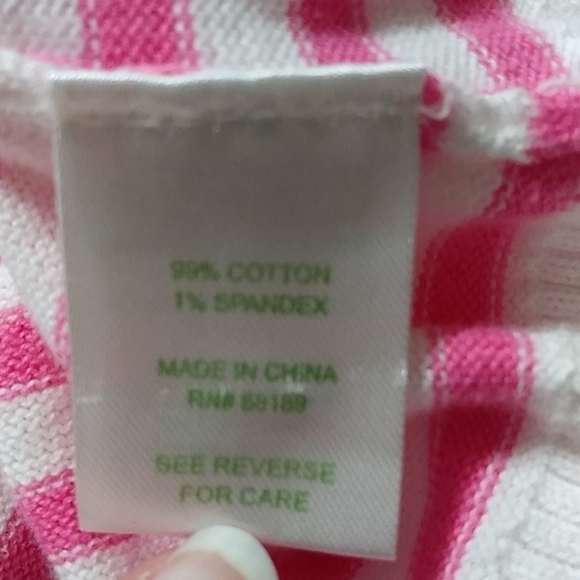 Lilly Pulitzer Striped Sweater with‎ Argyle Sleeves - Picture 7 of 9